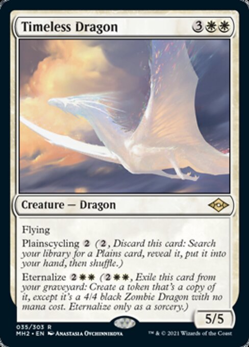 Timeless Dragon (Modern Horizons 2) Light Play