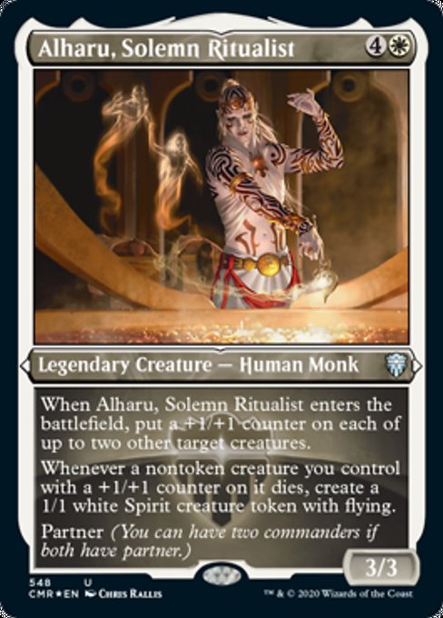 Alharu, Solemn Ritualist (Foil Etched) (Commander Legends) Near Mint Foil