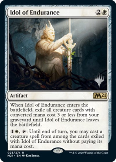 Idol of Endurance (Promo Pack: Core Set 2021) Light Play