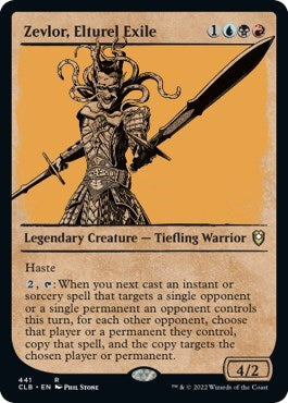 Zevlor, Elturel Exile (Showcase) (Commander Legends: Battle for Baldur's Gate) Light Play