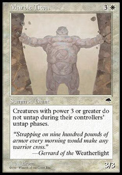 Marble Titan (Tempest) Light Play