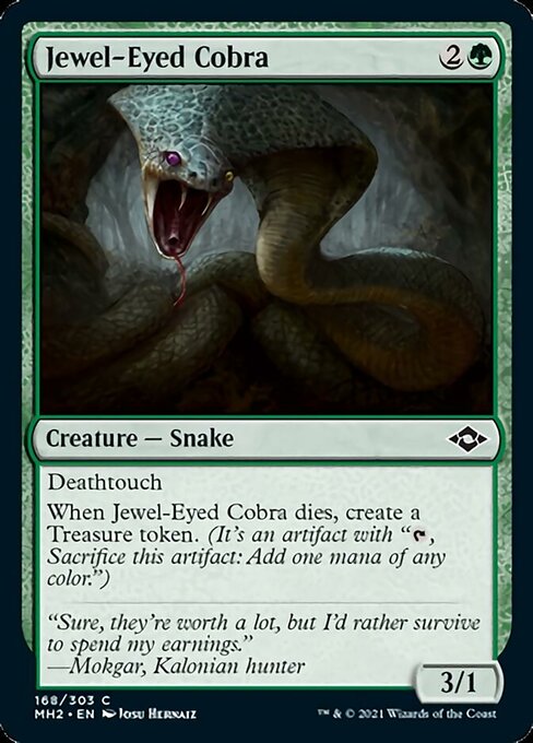 Jewel-Eyed Cobra (Modern Horizons 2) Light Play