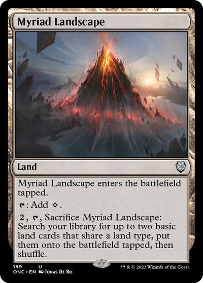 Myriad Landscape (Commander: Phyrexia: All Will Be One) Near Mint