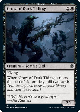 Crow of Dark Tidings (Jumpstart) Near Mint