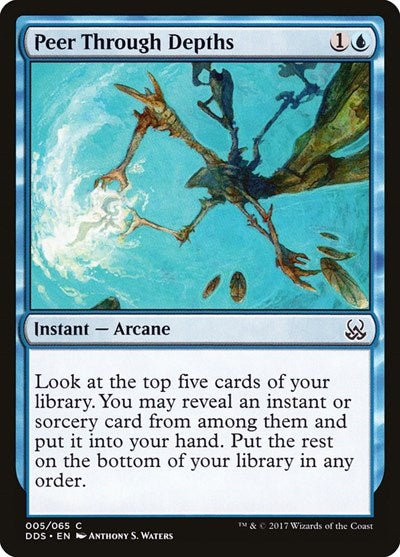Peer Through Depths (Duel Decks: Mind vs Might) Medium Play