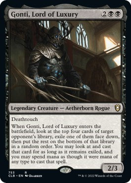 Gonti, Lord of Luxury (Commander Legends: Battle for Baldur's Gate) Near Mint