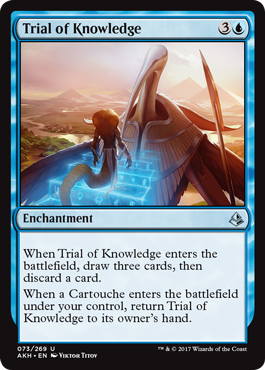 Trial of Knowledge (Amonkhet) Near Mint