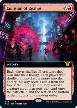 Collision of Realms (Extended Art) (Commander: Kamigawa: Neon Dynasty) Near Mint