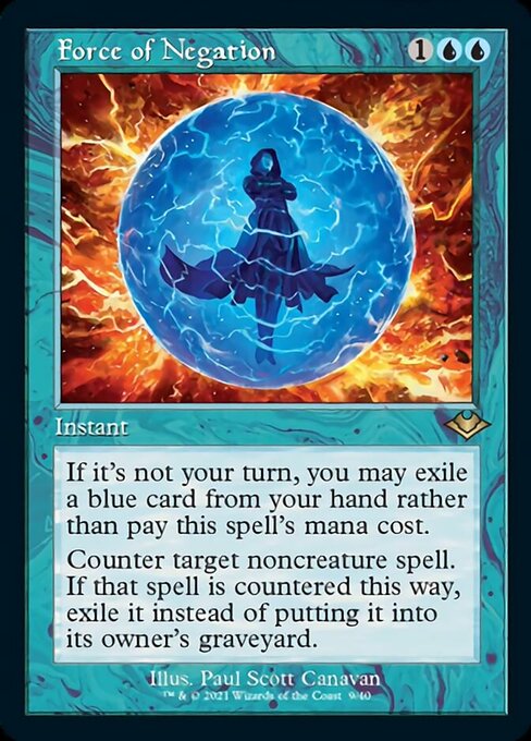 Force of Negation (Modern Horizons 1 Retro Frames) Light Play Foil