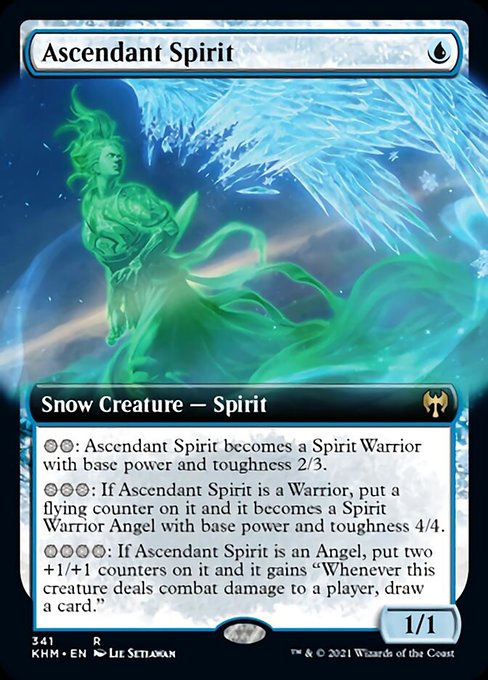 Ascendant Spirit (Extended Art) (Kaldheim) Near Mint
