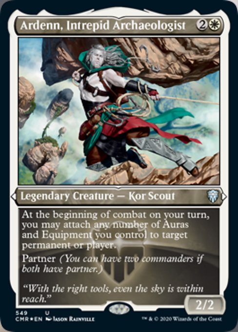 Ardenn, Intrepid Archaeologist (Foil Etched) (Commander Legends) Near Mint Foil