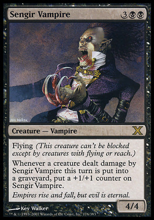 Sengir Vampire (10th Edition) Light Play
