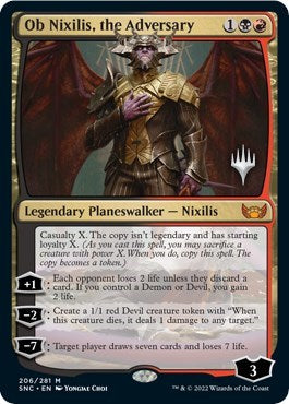 Ob Nixilis, the Adversary (Promo Pack: Streets of New Capenna) Near Mint Foil