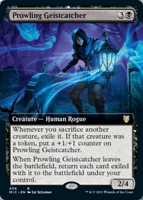 Prowling Geistcatcher (Extended Art) (Commander 2021 Midnight Hunt) Near Mint