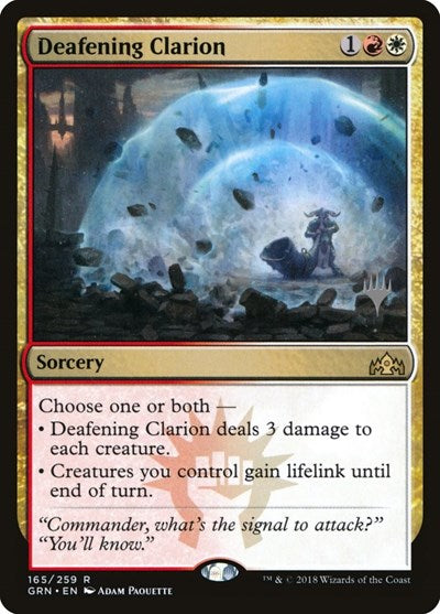 Deafening Clarion (Promo Pack: Theros Beyond Death) Light Play