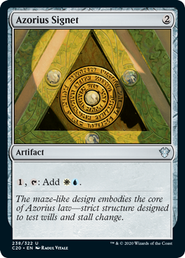 Azorius Signet (Commander 2020 Ikoria) Near Mint