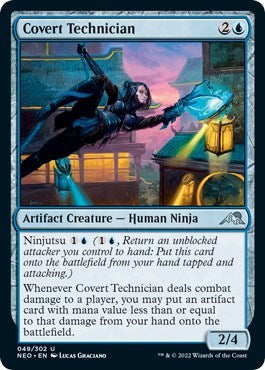 Covert Technician (Kamigawa: Neon Dynasty) Near Mint