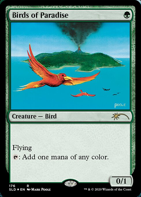 Birds of Paradise 176 Poole (Secret Lair) Near Mint Foil