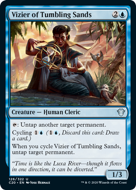 Vizier of Tumbling Sands (Commander 2020 Ikoria) Near Mint