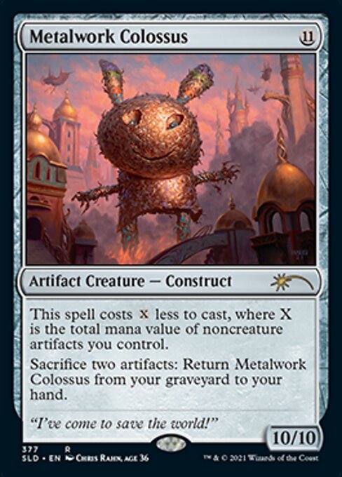 Metalwork Colossus 377 (Secret Lair) Near Mint Foil