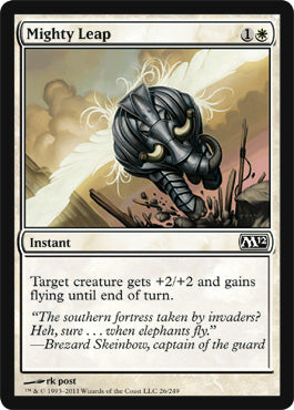 Mighty Leap (Magic 2012 Core Set) Light Play