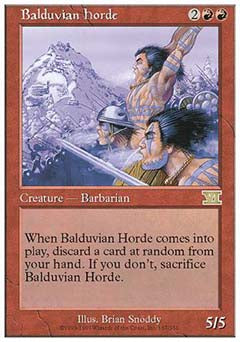 Balduvian Horde (Classic 6th Edition) Light Play