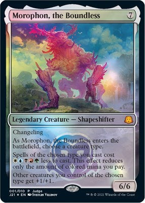 Morophon, the Boundless (Promos: Judge) Near Mint Foil
