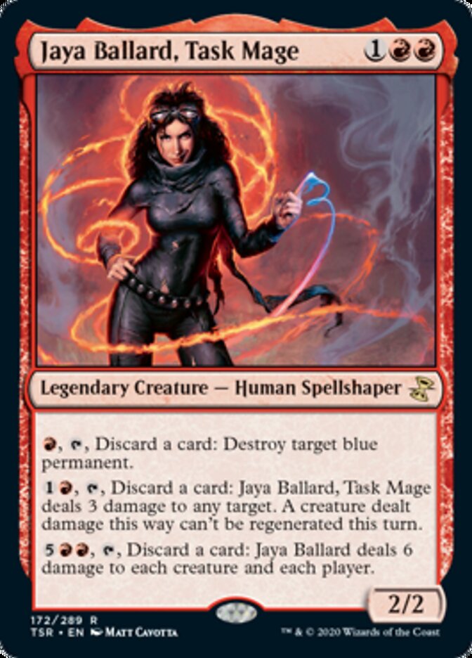 Jaya Ballard, Task Mage (Time Spiral Remastered) Light Play Foil