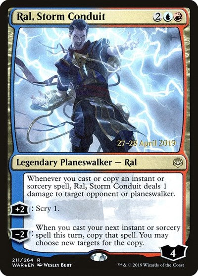 Ral, Storm Conduit (Promos: Prerelease Cards) Light Play Foil