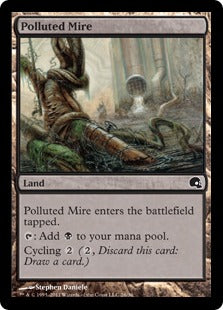 Polluted Mire (Premium Deck Series: Graveborn) Light Play Foil