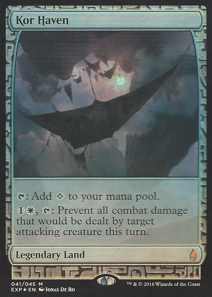 Kor Haven (Zendikar Expeditions) Light Play Foil