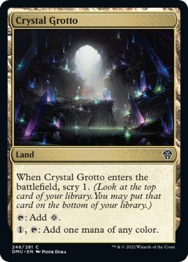 Crystal Grotto (Dominaria United) Light Play Foil
