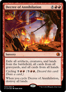 Decree of Annihilation (From the Vault: Annihilation) Damaged / Poor Foil