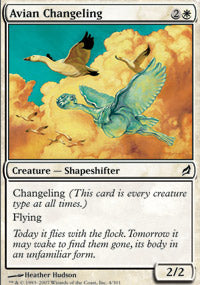 Avian Changeling (Lorwyn) Medium Play Foil