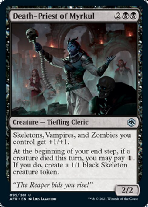 Death-Priest of Myrkul (Adventures in the Forgotten Realms) Light Play Foil