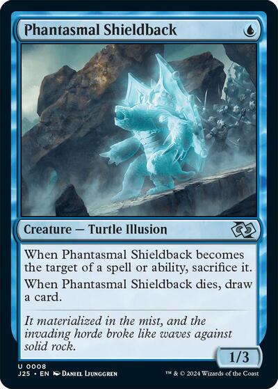 Phantasmal Shieldback (Foundations Jumpstart) Medium Play