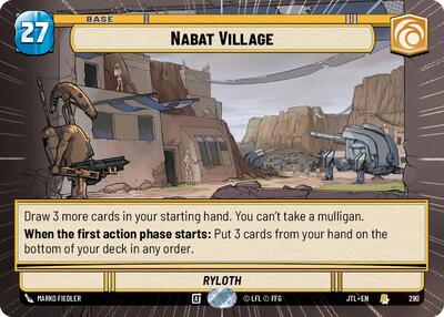 Nabat Village (Hyperspace) (Jump to Lightspeed) Near Mint