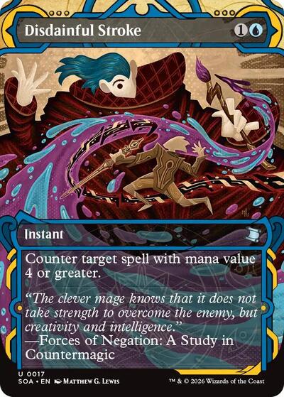 Disdainful Stroke (Secrets of Strixhaven: Mystical Archive) Light Play Foil