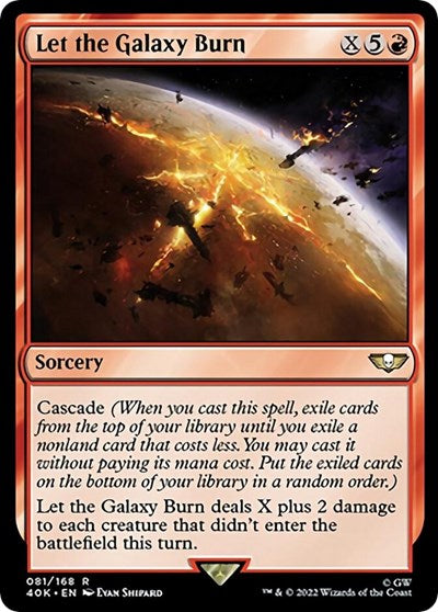 Let the Galaxy Burn (Universes Beyond: Warhammer 40K) Near Mint