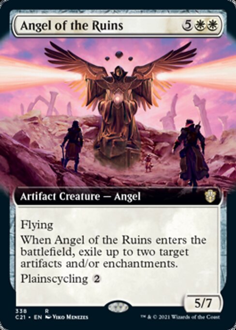 Angel of the Ruins (Extended Art) (Commander 2021 Strixhaven) Medium Play
