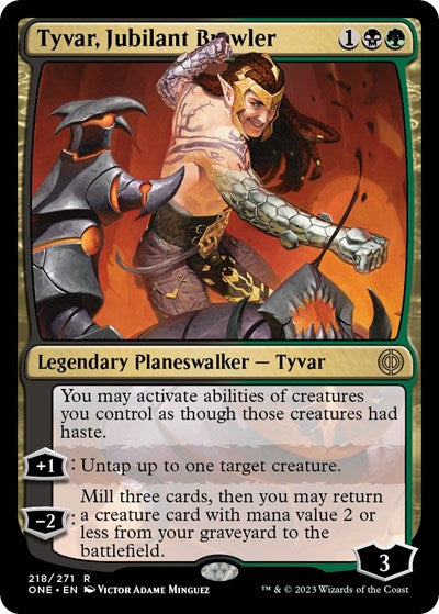 Tyvar, Jubilant Brawler (Phyrexia: All Will Be One) Near Mint