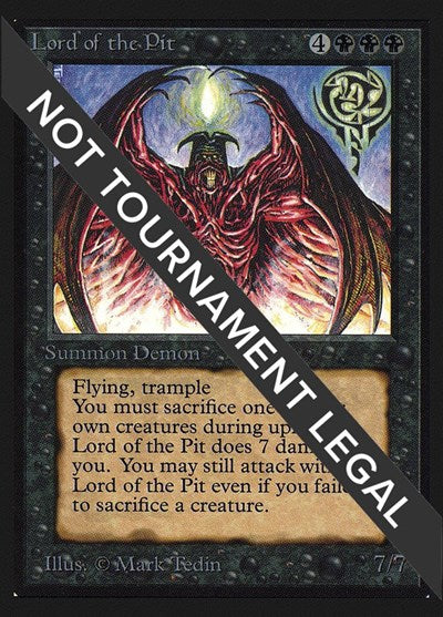 Lord of the Pit (IE) (International Edition) Near Mint