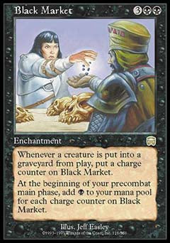 Black Market (Mercadian Masques) Heavy Play