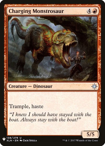 Charging Monstrosaur (Mystery Booster) Near Mint