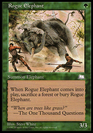 Rogue Elephant (Weatherlight) Heavy Play