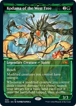Kodama of the West Tree (Showcase) (Kamigawa: Neon Dynasty) Near Mint Foil