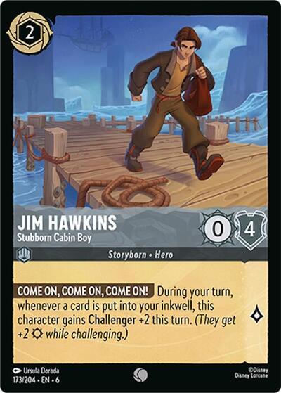 Jim Hawkins - Stubborn Cabin Boy (Azurite Sea) Near Mint