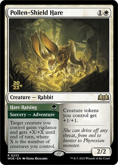 Pollen-Shield Hare (Promos: Prerelease Cards) Near Mint Foil