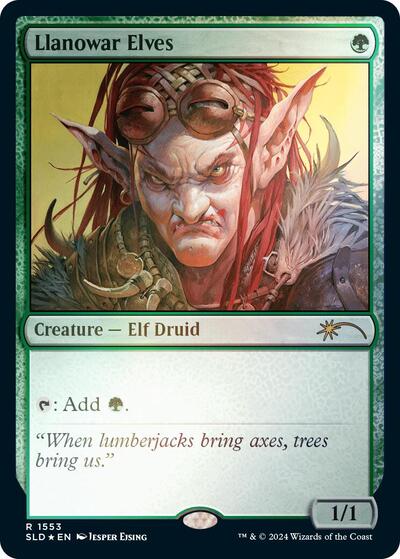 Llanowar Elves  1553   Rainbow Foil|0|0|0.00