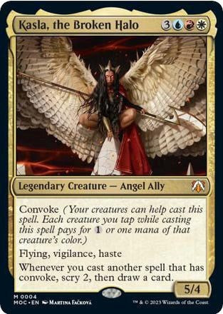 Kasla, the Broken Halo (Commander: March of the Machine) Medium Play Foil